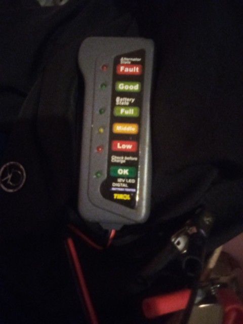 12 V  LED battery tester $20