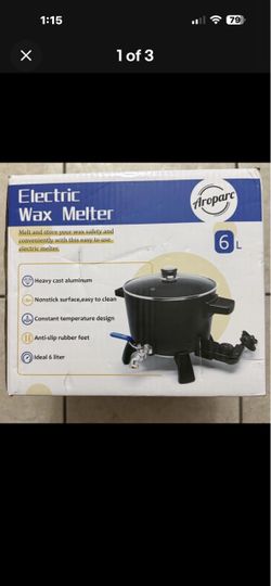 New Wax Melter for Candle Making, 11Lbs (6Qts) Candle Wax Melting Pot
