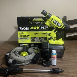 Ryobi 40v HP Brushless EZClean 600 Psi Power Cleaner 