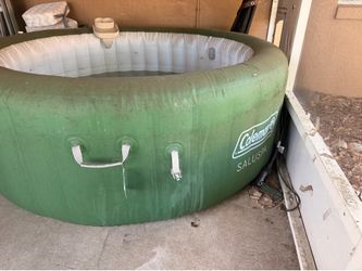 Coleman inflatable hot tub