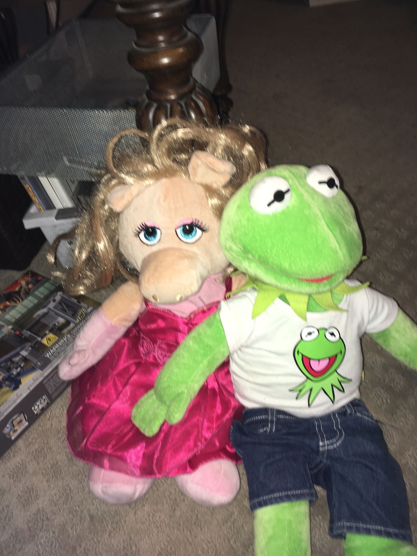Kermit & Miss piggy build-a-bear