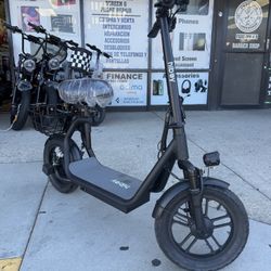 Electric Scooter With Seat
