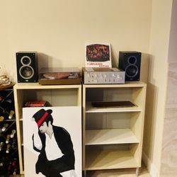 Vintage Yamaha Hi End Turntable Receiver And Elac Speakers