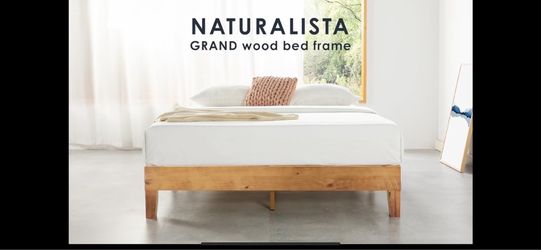 Queen Solid Wood Bed Frame - New in Box