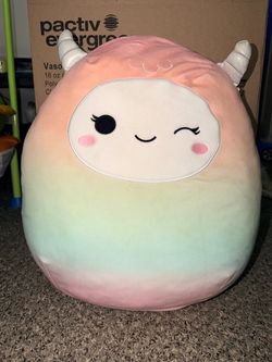 Squishmallow Rainbow Yeti Plush