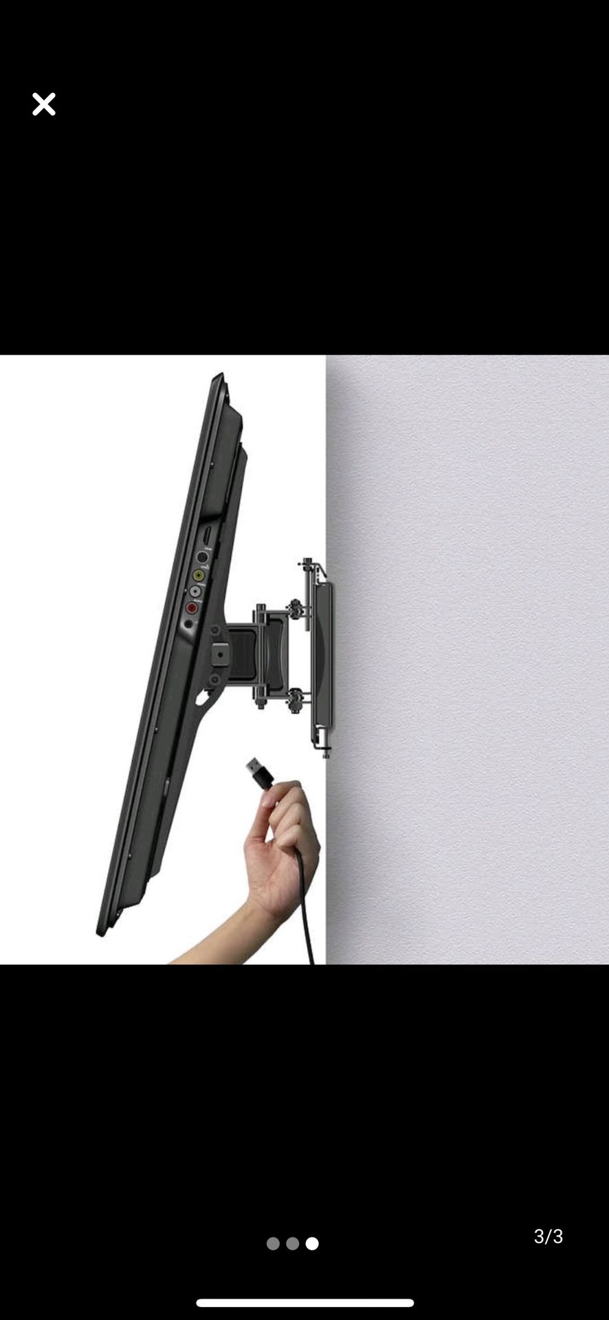 NIB Tilting TV mount 37”-90”