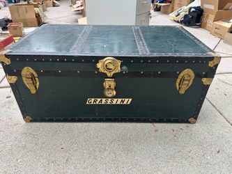 Antique Trunk chest 1950s