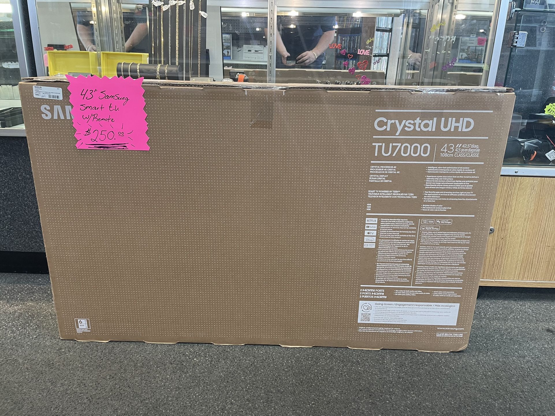 Samsung 43” 7000 Series Smart Tv