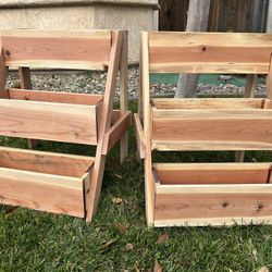 3-Tier Wood Planter Box, Herbs Stand, Flowers Planter