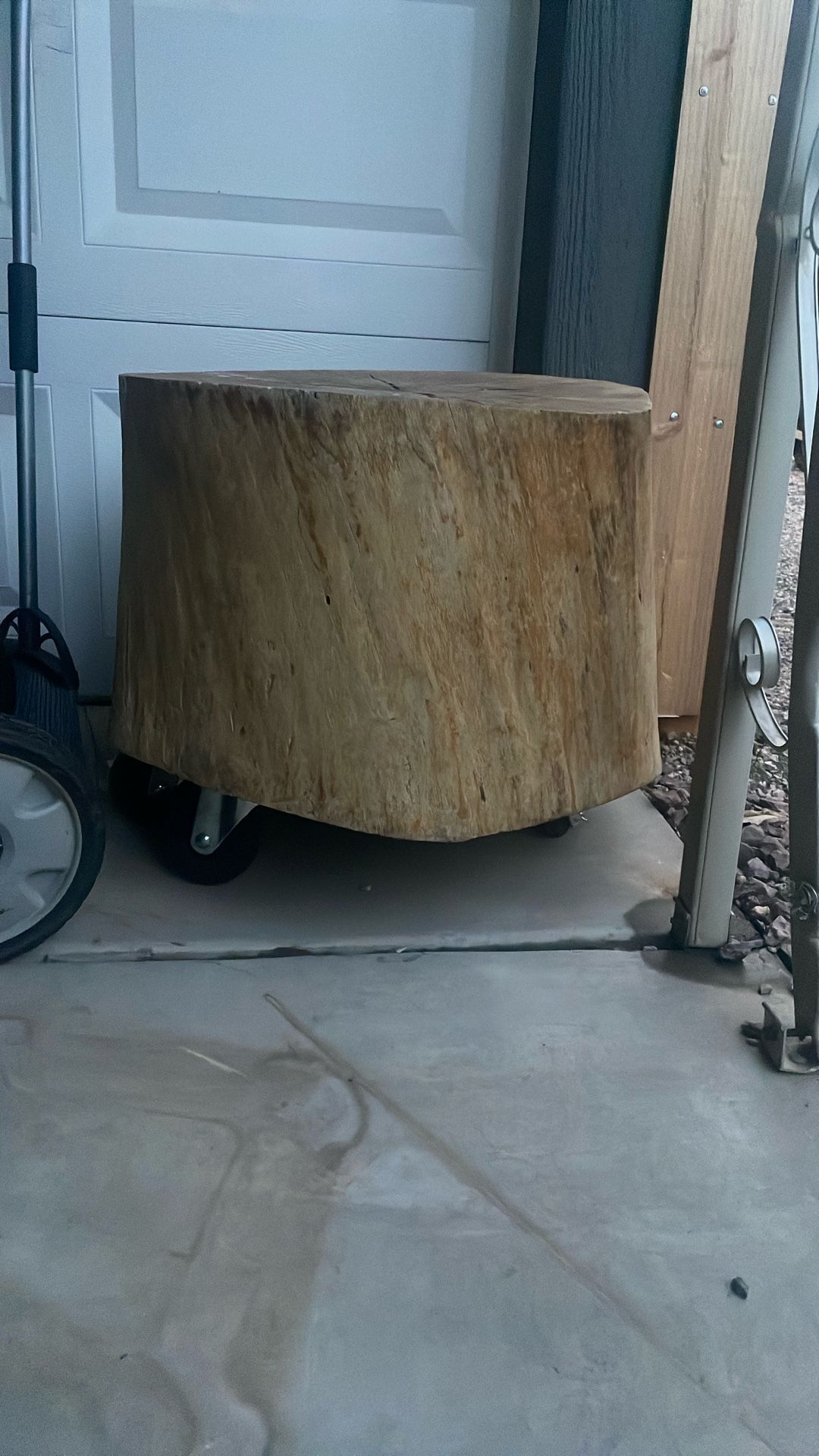 Cutting Wood With wheels 