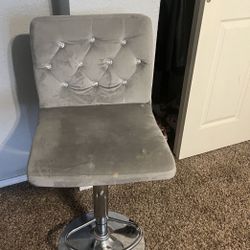 gray chair stool 