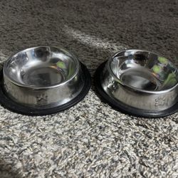 Pet Food And Water Dish 