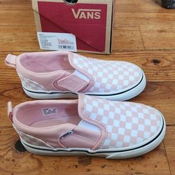 Toddler Girls Size 10 Van Shoes