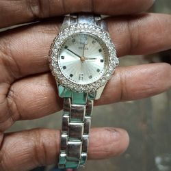 Stainless Steel  Guess Watch Just Needs A Battery 