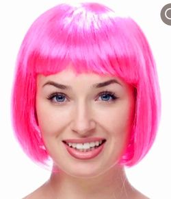 Pink Bob WIG New