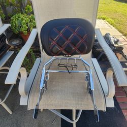 Driver Back Rest Seat And Passenger Back Resst Red Stitched