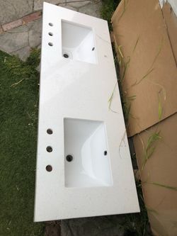 Double sink 60x22