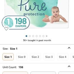Size 1 Diapers 