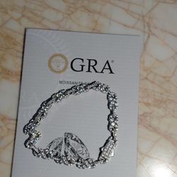Silver Moissanite Bracelet 