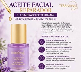 Aceite facial reparador