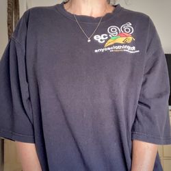 Vintage 90s ENYCE spell out black T-shirt 2XL Unisex 