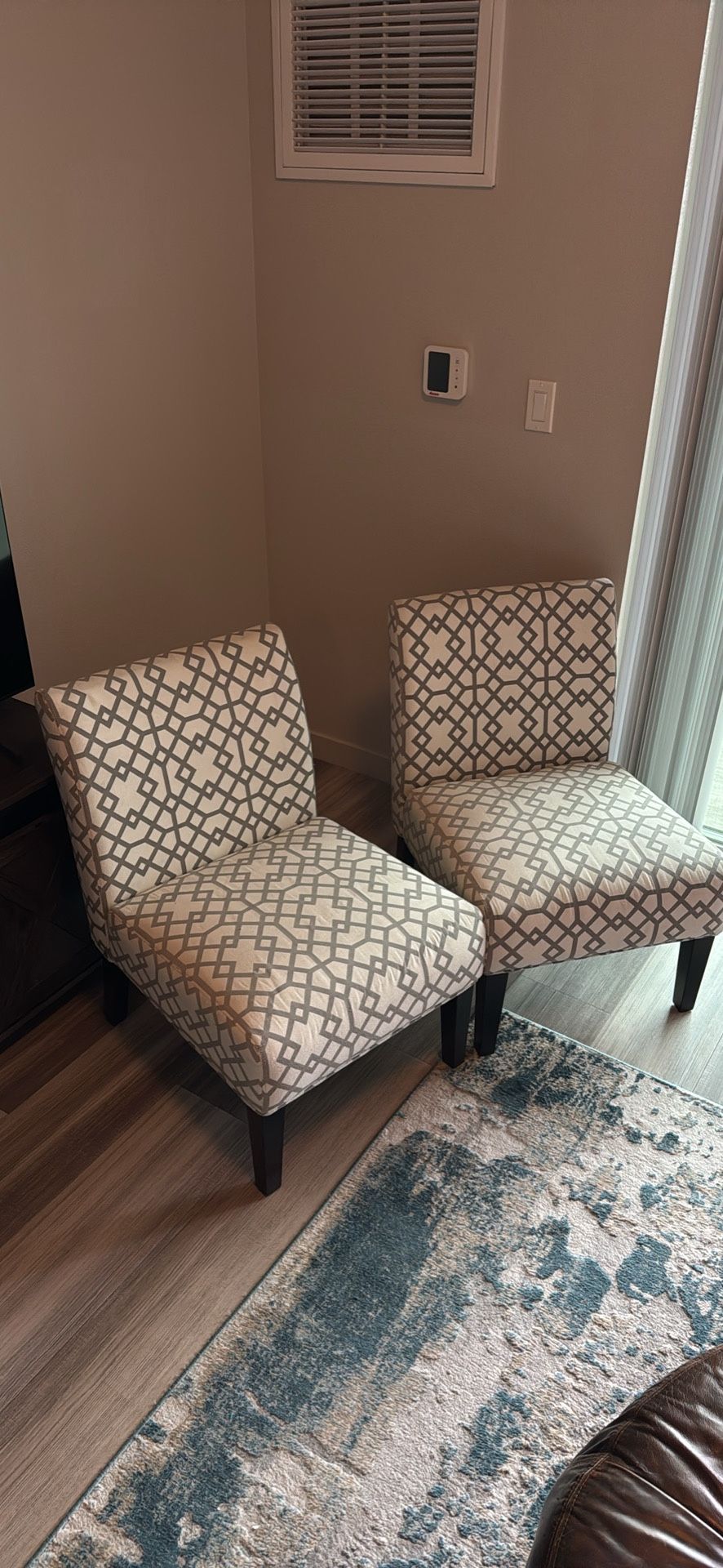 Gray & Matte Black Chairs
