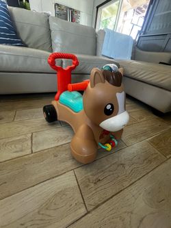 VTech Learning Pony Ride-On & Push Walker Toy