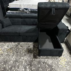 Storage Sectional Brand New Available In Three Colors 