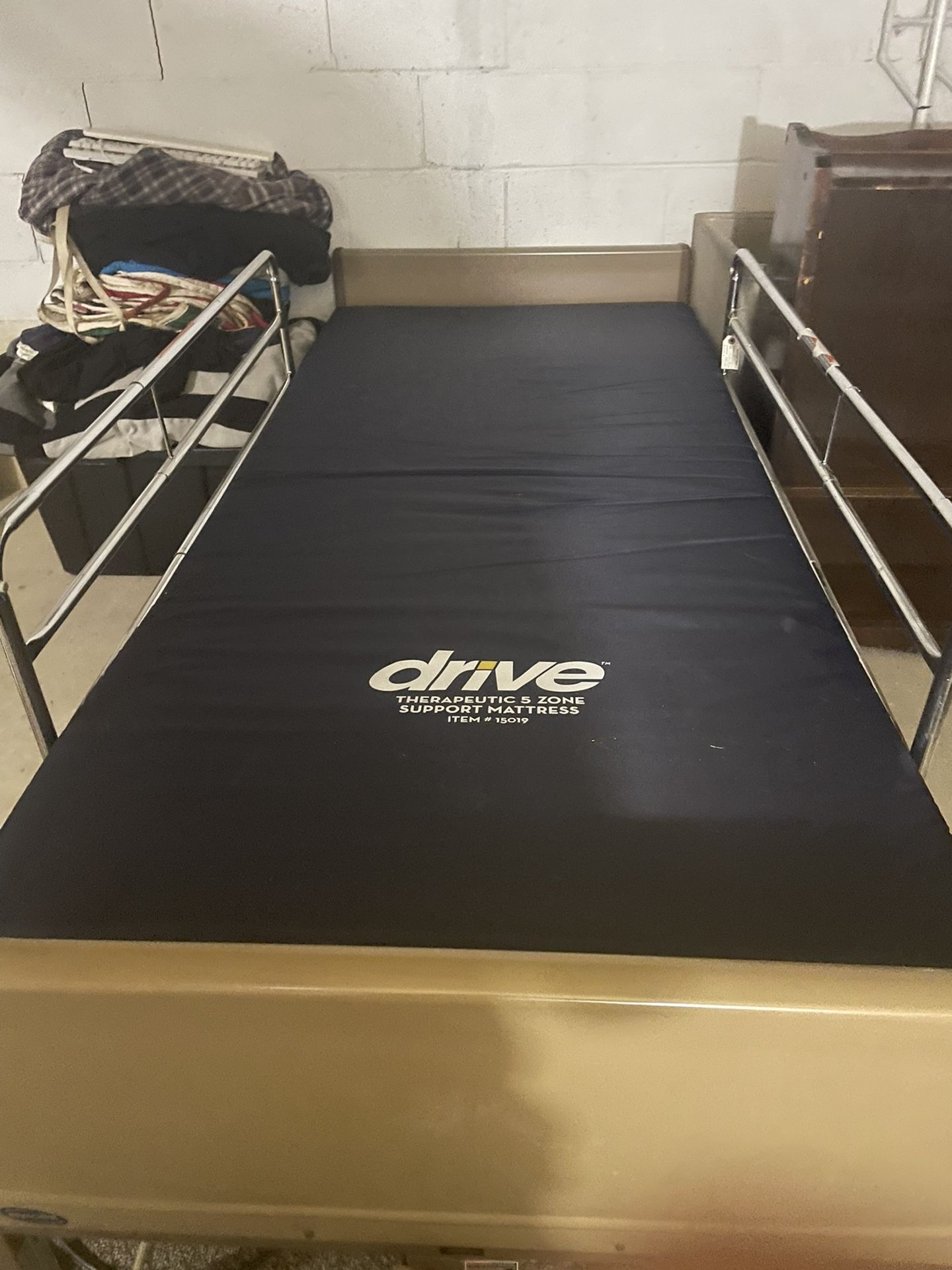 Hospital Bed NEW MATTRESS Has Remote Everything Works !!
