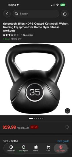 Brand new 35lb kettlebell