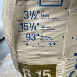 Insulation R15x16 - Unfaced  for 2x4