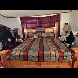 NEED GONE ASAP!!! KING SIZE BED FRAME NO MATTRESS 