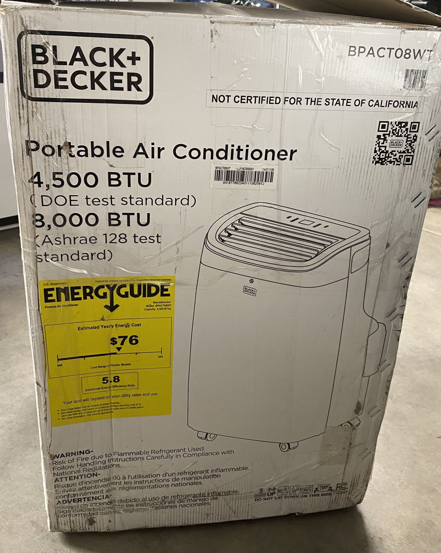 Black & Decker Portable AC Unit