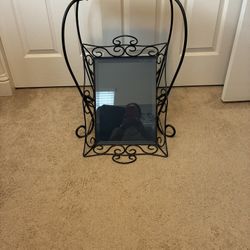 Iron Scroll Accent Table