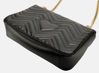 Black Small Marmont Shoulder Bag