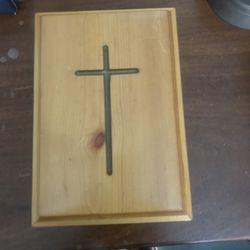 Wall Decor Wood Religious Cross 10x7
