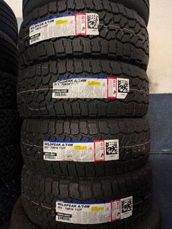 265/70/16 Falken nuevas instaladas y balanceadas las 4 nuevas garantizadas con 50,000 millas de garantÃa