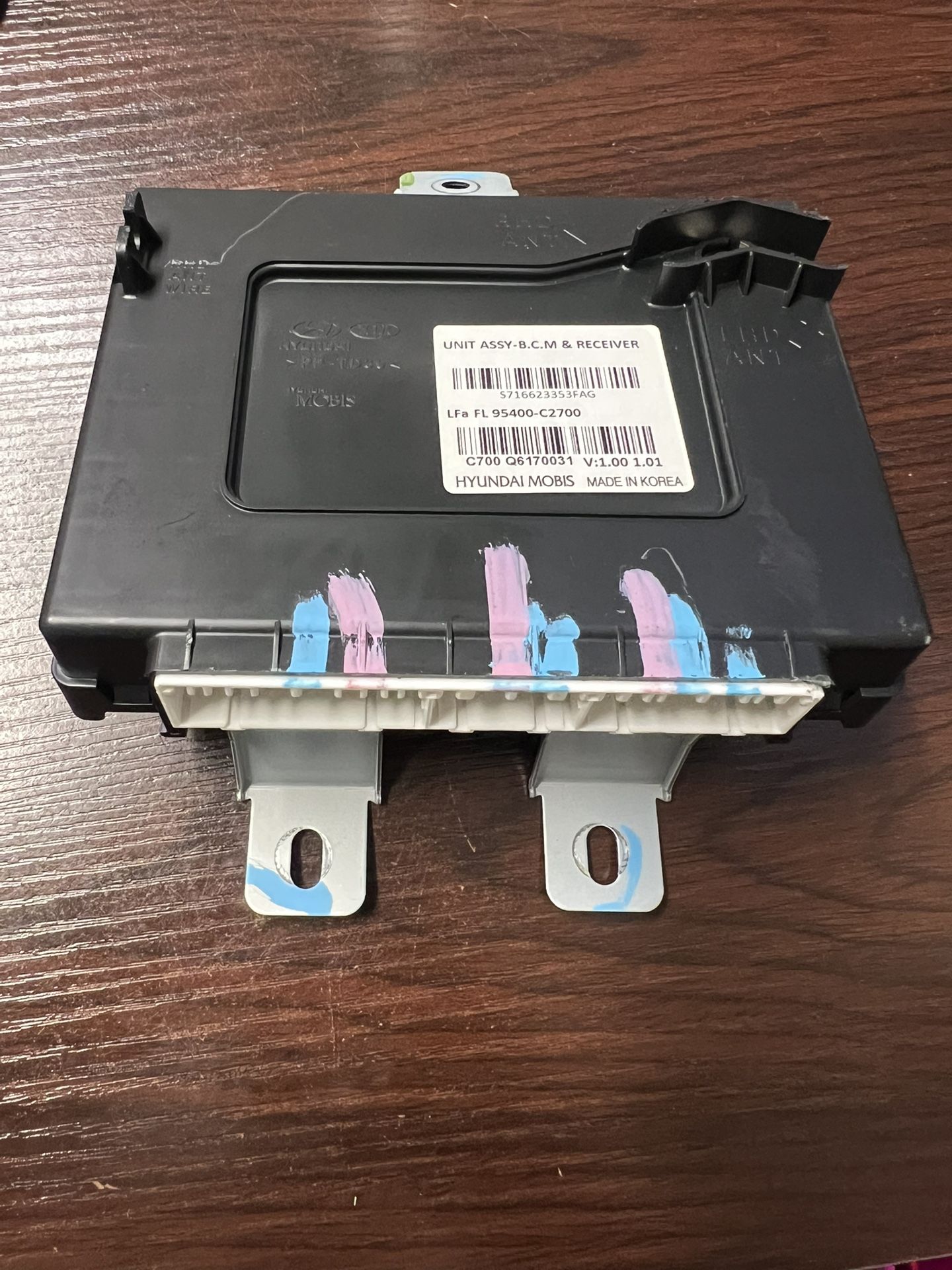 Hyundai Sonata body control 2018 2019 bcm control module unit OEM 95400C2700