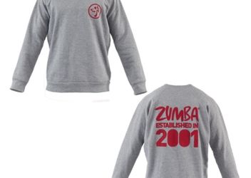 Men’s Zumba Sweatshirt: Size Large and XXL