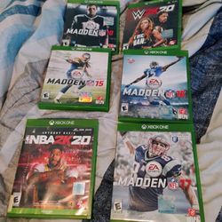 Xbox One Video Games  $20.00 For All Of Them