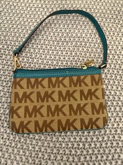 Michael Kors MK Signature Mini Wristlet Clutch