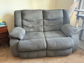 Ashley Furniture Tulen Reclining Loveseat Grey