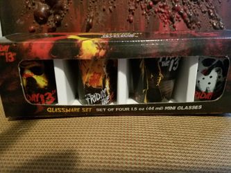 FRIDAY THE 13TH MINI GLASSES
