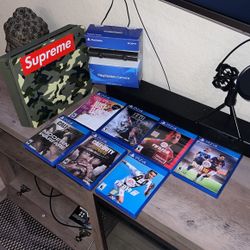 PS4 Camo Design  (Games Are Separate) ( No Controllers)  