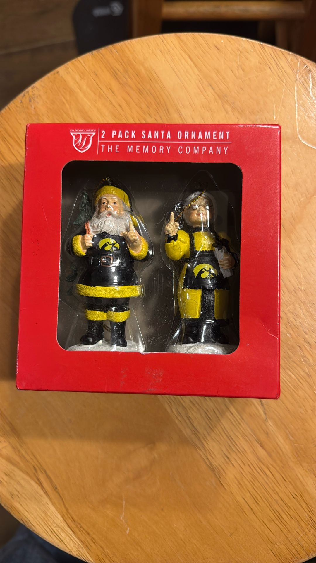 2 Pack University Santa Ornament Southern Miss
