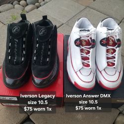 Reebok Iverson Size 10.5