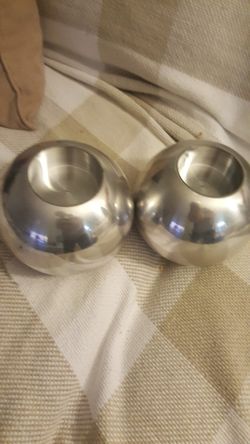 Sliver candle holder