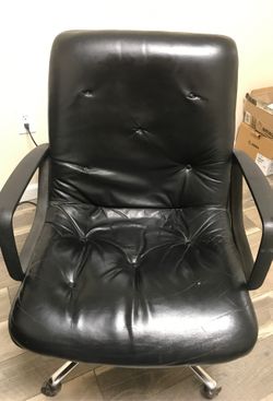 Black office chair comfortable