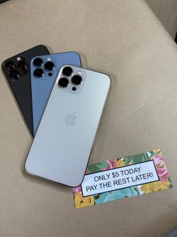 🚀  iPhone 13 Pro Max 5G– Premium Features, Only $5 Down to Start! - Smartphone 