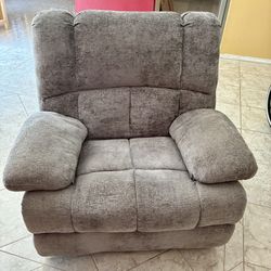 Upholster Chenille 40” Recliner 